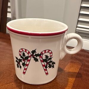 Festive Fiesta Candy Cane & Holly Mug